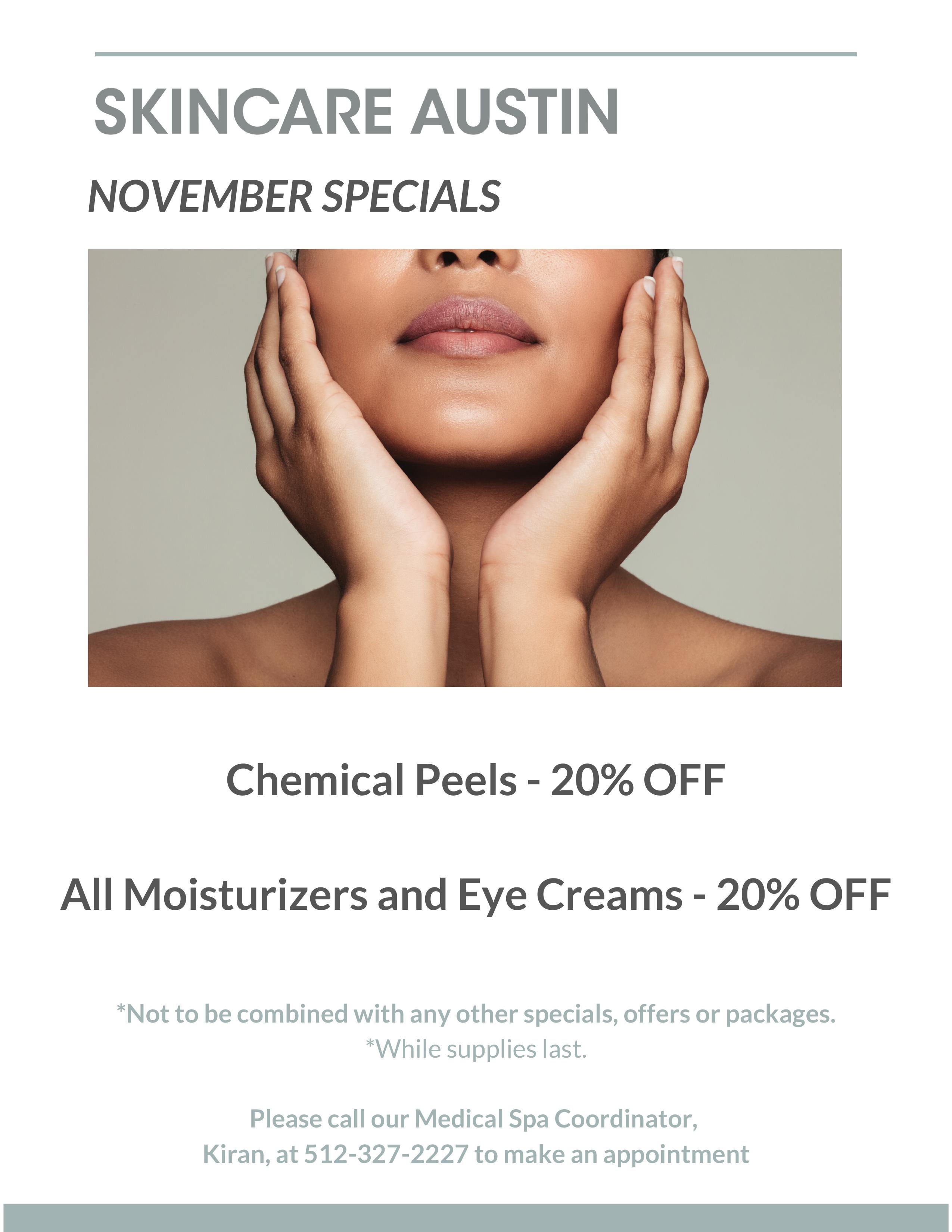 November med spa specials